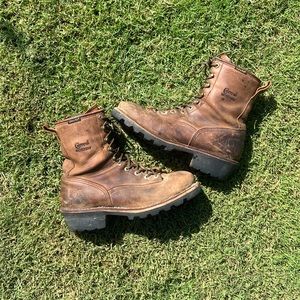 Chippewa mens lace up work boots